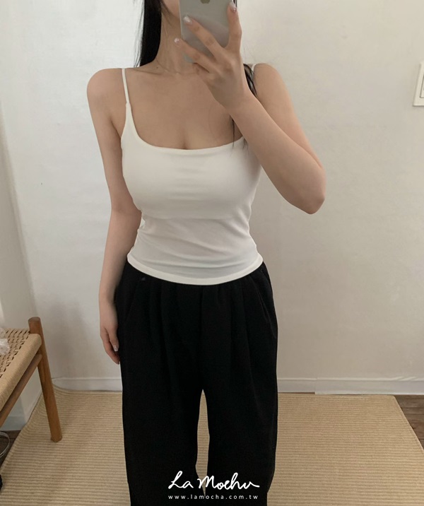 彈性罩杯背心(肩帶可調)